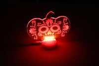 Laser Cut Edge-Lit Sign For Halloween 2020