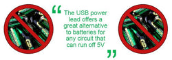 USB - The Easy Alternative to Batteries