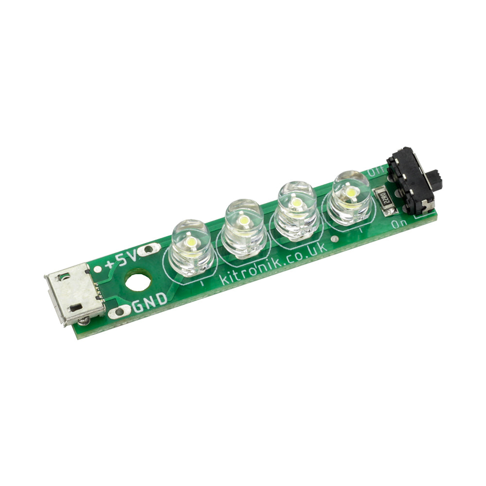Kitronik USB LED Strip Kit with Power Switch - RobotShop