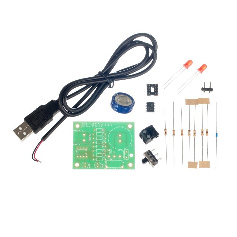 additional super capacitor charge controller kit parts