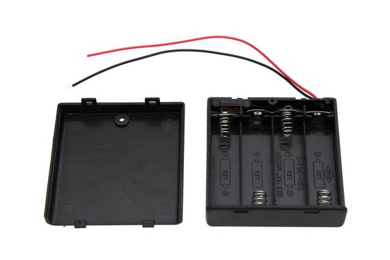 additional 4xaa covered battery cage with switch inside