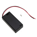 large 2xaa battery holder with switch