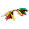 Crocodile Leads, Pack of 10 Aligator Clips with 50mm Leads
