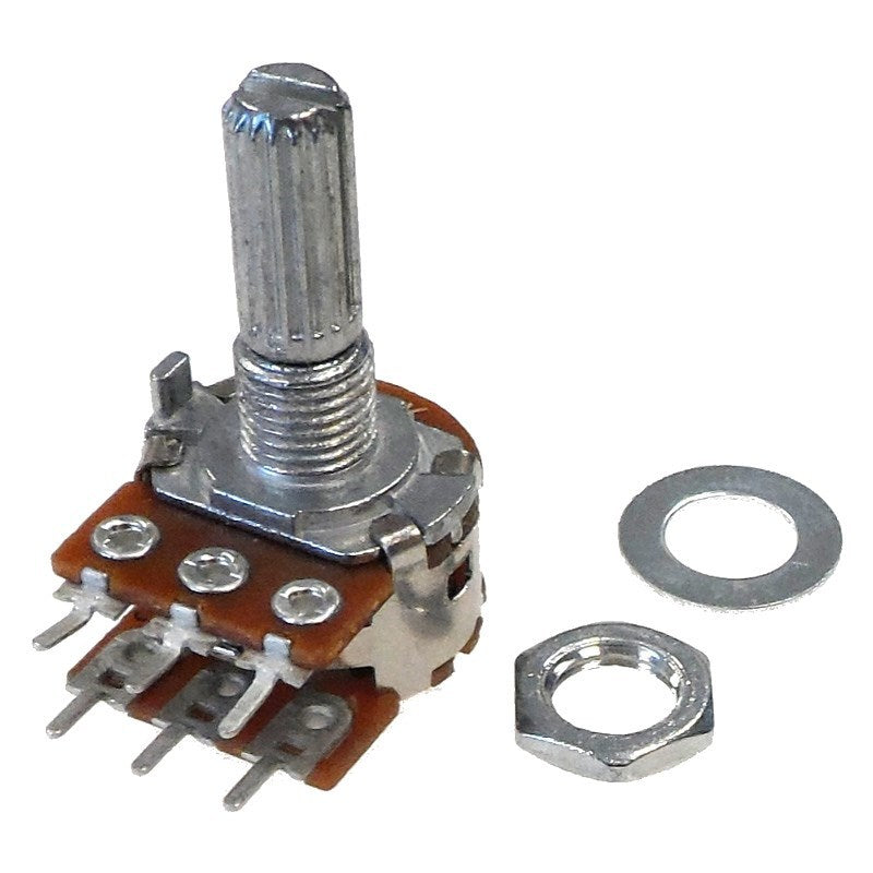 Panel Mount 10K Dual Log Potentiometer