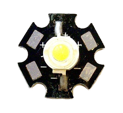 1W Warm White Power LED Star Kitronik Ltd