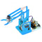 large mearm raspberry pi transparent blue robot arm