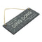 Rough Cut Laser Engraving Slate Signs - Horizontal engraving example