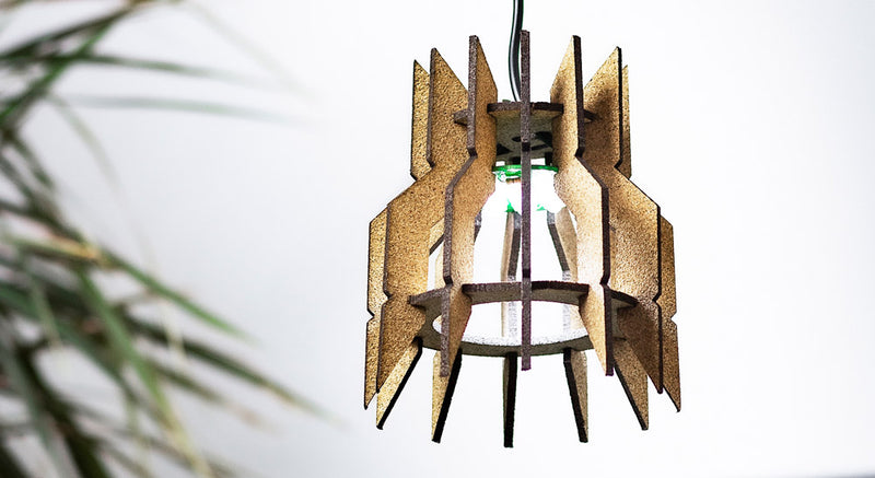 How To Make  A Sustainable Lampshade With Cork