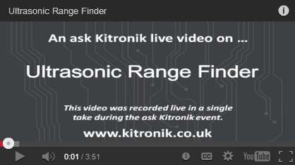 Video Ultrasonic Range Finder