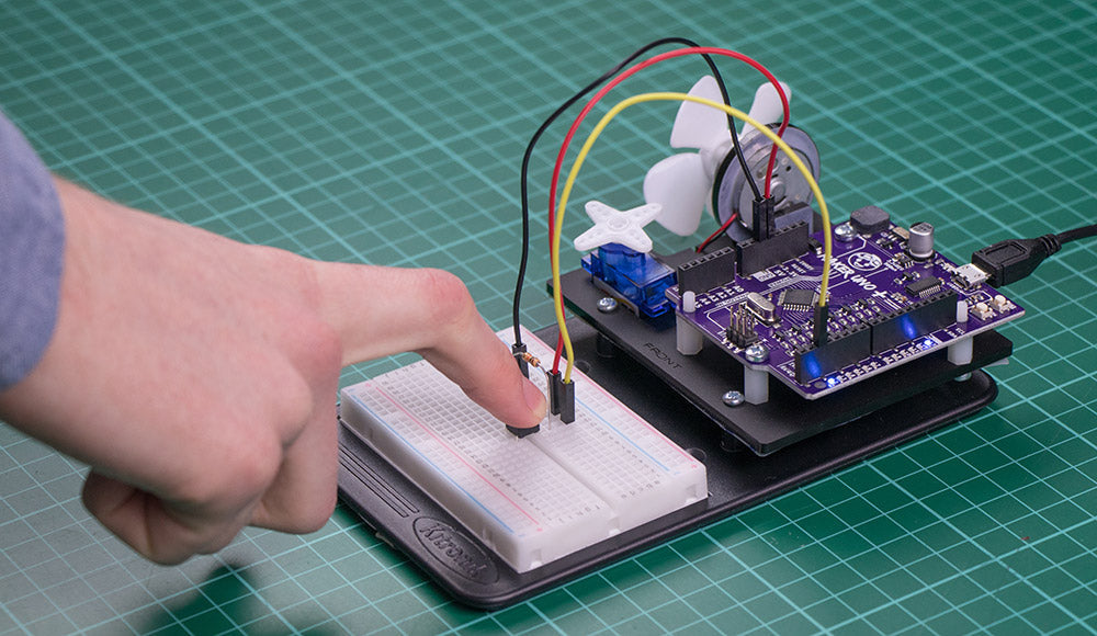Inventors Kit for Arduino - Exp 1 Digital Inputs & Outputs – Kitronik Ltd