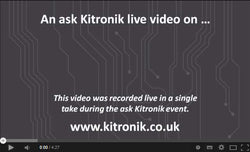 Ask Kitronik Live - Saturday 17th November