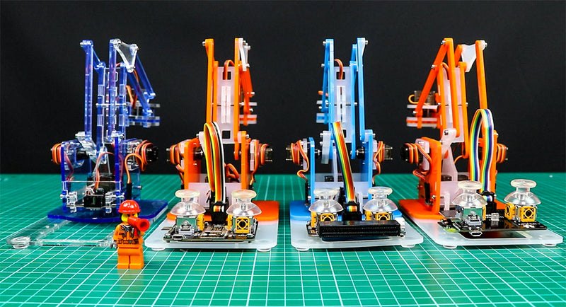 Building the MeArm Robotic Arm for Arduino, Pi &amp; microbit