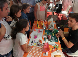 The Crafty Robot at Maker Faire Rome