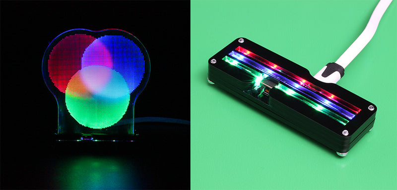 Make an Edge-Lit Colour Mixing Diagram with the Tricolour LED Board