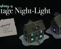 Making a Cottage Nightlight from Finnpappe/Finnboard