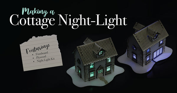 Making a Cottage Nightlight from Finnpappe/Finnboard