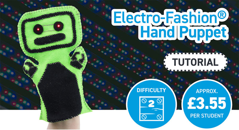 E-Textiles Project: Make an Electro-Fashion® Hand Puppet