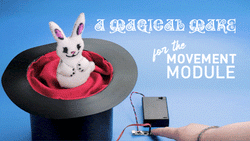 Making a Magic Rabbit with the Kitronik Movement Module