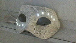 Masquerade in bright white LEDs