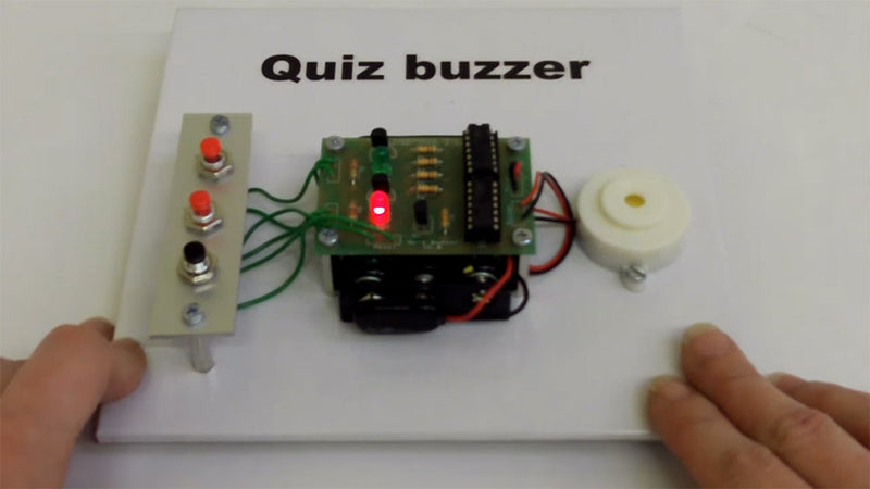 Video Quiz Buzzer Project Kit Demo