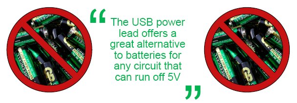 USB - The Easy Alternative to Batteries
