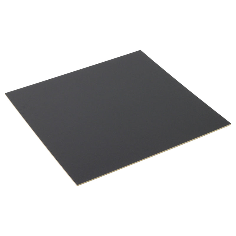 3mm Laser Compatible Black Painted MDF, 400mm x 400mm sheet