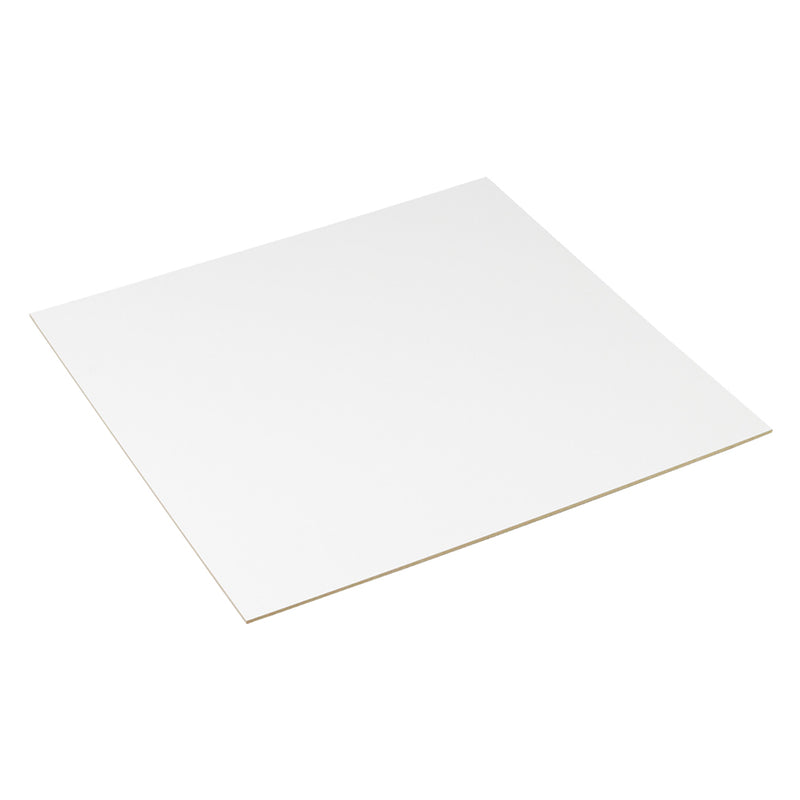 3mm Laser Compatible White Painted MDF, 400mm x 400mm sheet