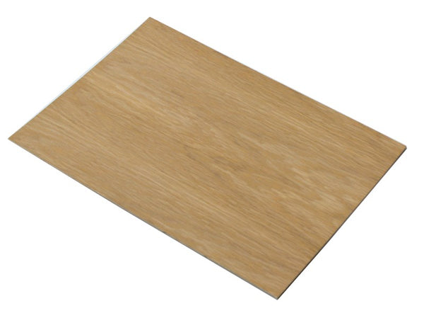 3.6mm Oak Veneered Plywood, 400mm x 400mm sheet