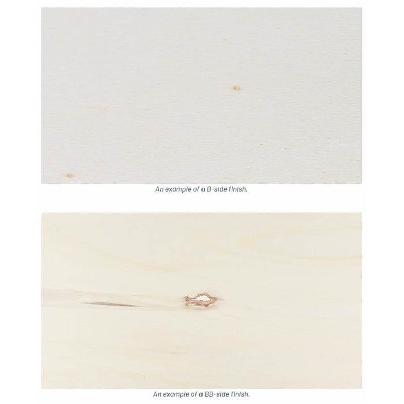 3mm B/BB Poplar Laser Plywood Sheet 600mm x 300mm