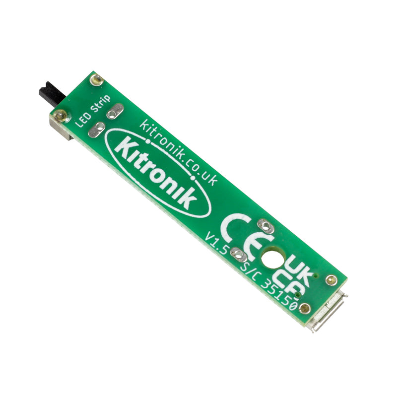 Kitronik USB LED Strip with Power Switch rear