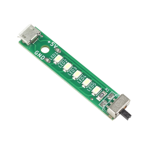 Kitronik USB LED Strip with Power Switch front