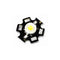 1W Power LED Star Warm White