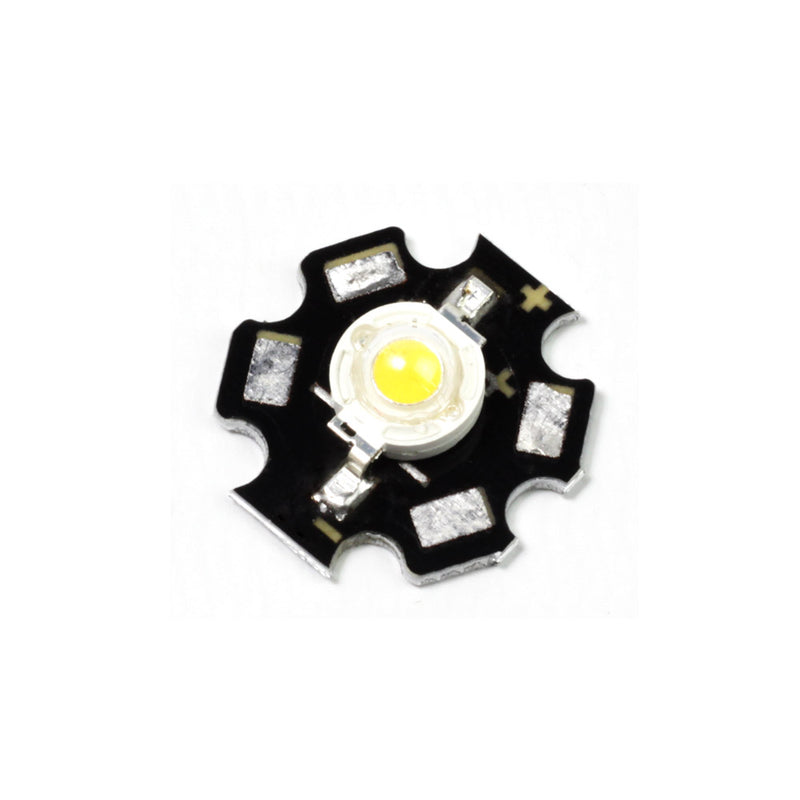 1W Power LED Star Warm White