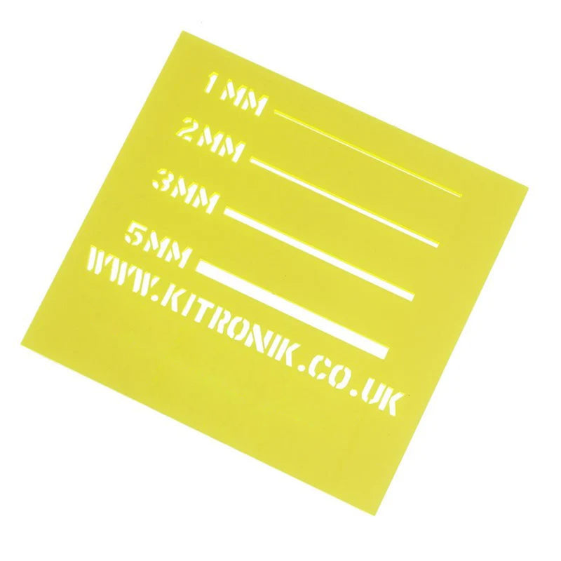 Fluorescent Perspex Sheet 3mm x 297mm x 210mm (A4)