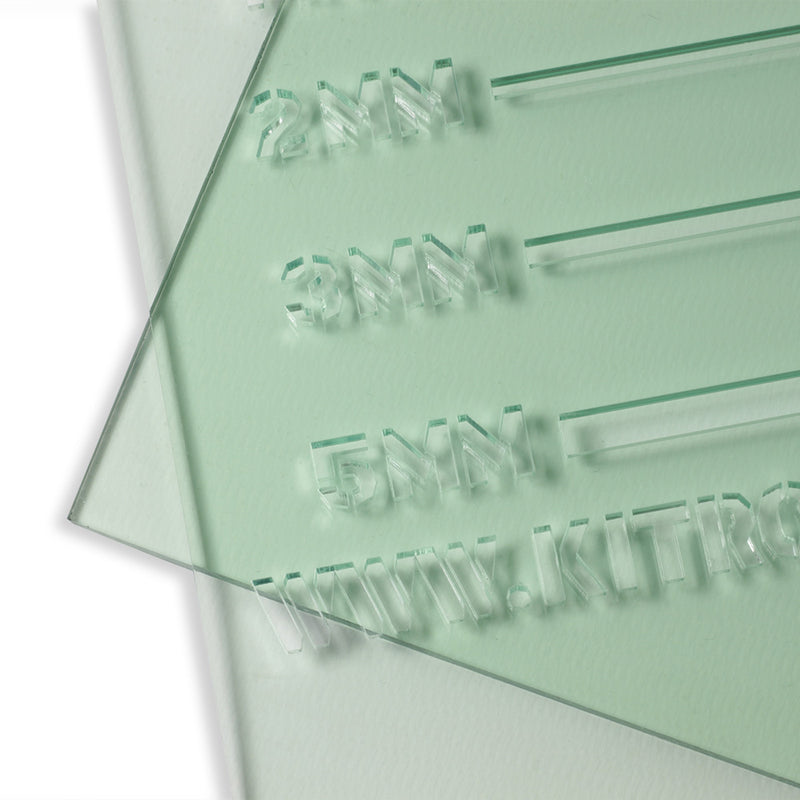Glass Look Value Acrylic Sheet (Cast) 3mm x 600mm x 400mm
