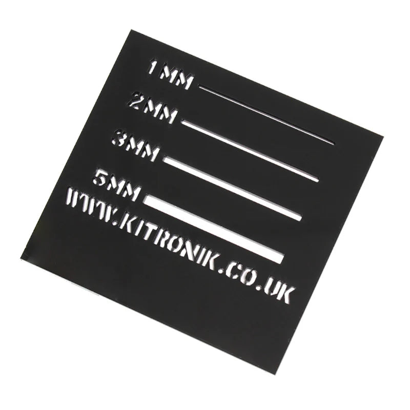 Black Value Acrylic Sheet (Cast) 5mm x 600mm x 300mm