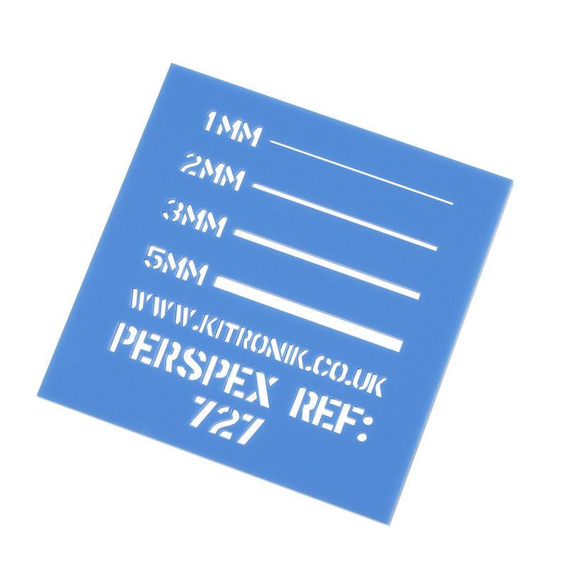 Perspex Sheet (Opaque) 3mm x 1000mm x 600mm