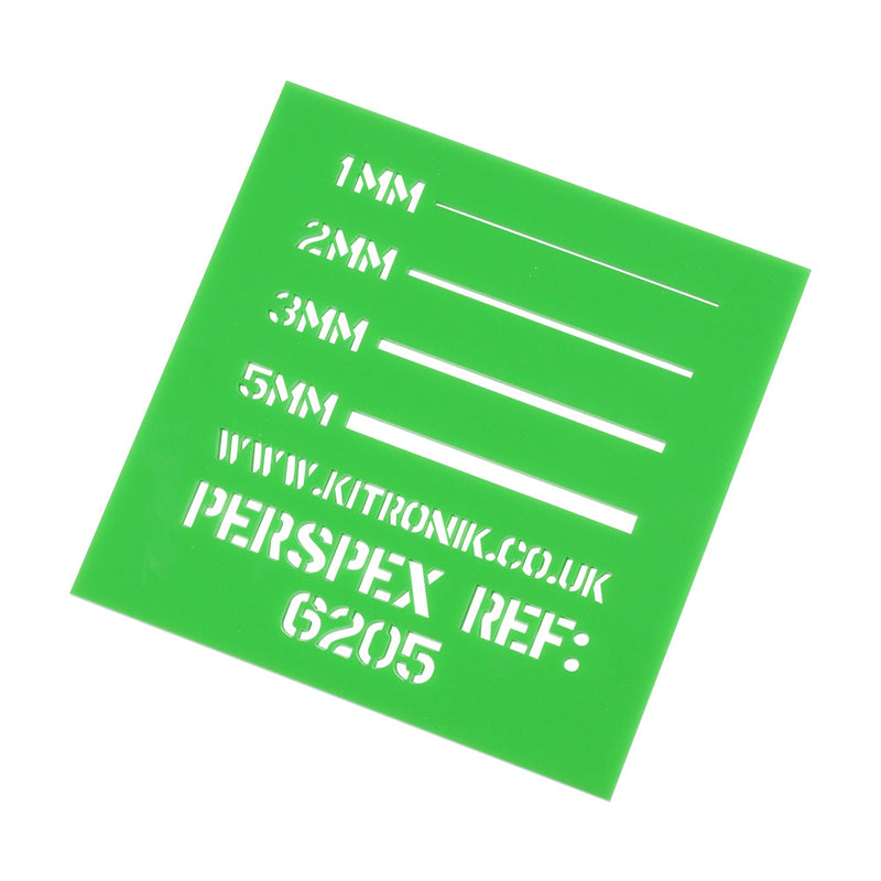 Perspex Sheet (Opaque) 3mm x 600mm x 300mm