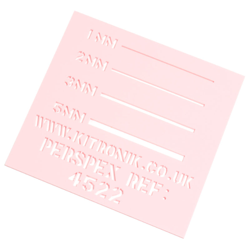 Perspex Sheet (Opaque) 3mm x 297mm x 210mm
