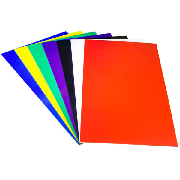 Mixed Colour Pack HIPS sheets  1mm x 457mm x 305mm