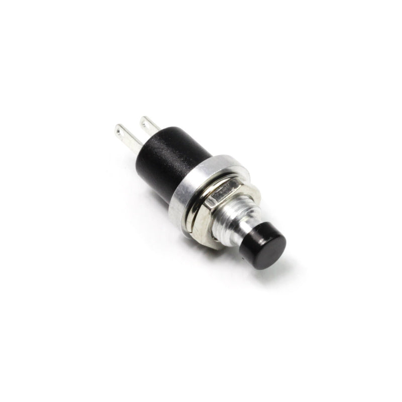 Miniature Push to Break Switch, Black, pack of 10