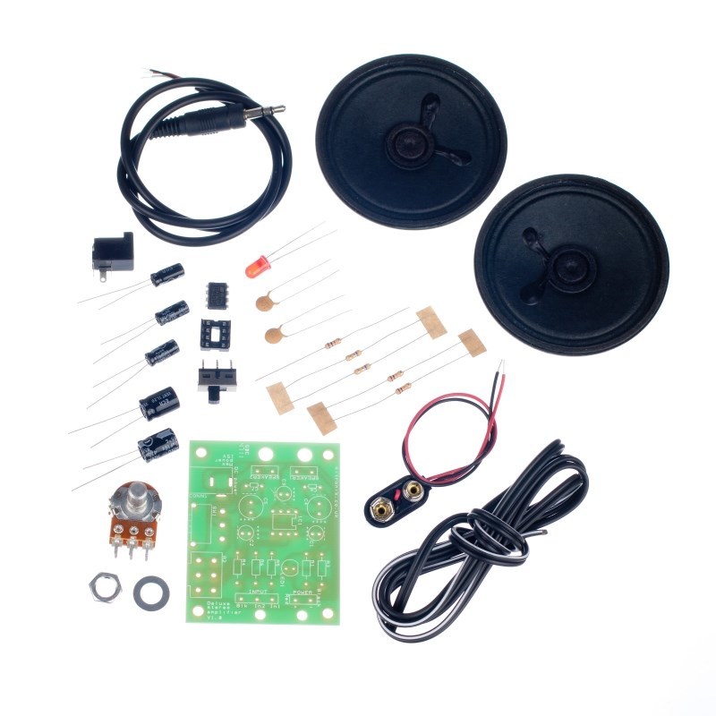 Kitronik Retail Pack - 3.5mm Jack - Deluxe Stereo Amplifier Kit