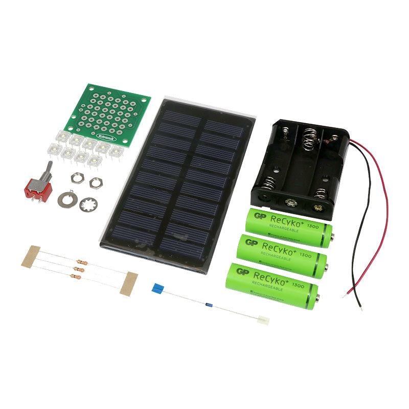 large solar power starter kit parts
