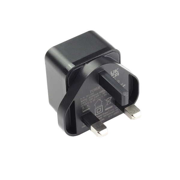 Type A 5V USB Power Supply - UK Mains 1A – Kitronik Ltd