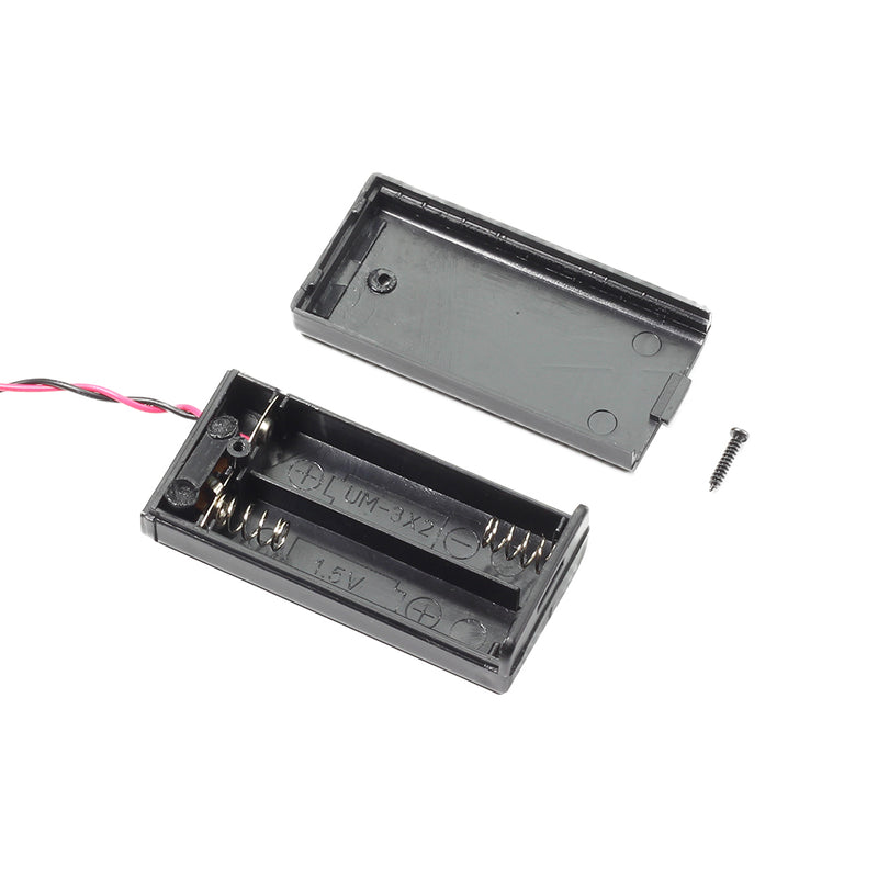 2x AA Covered Battery Holder with Switch and Connector – Kitronik Ltd