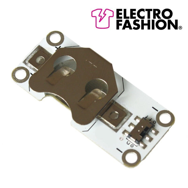 large electro fashion switch coin cell holder