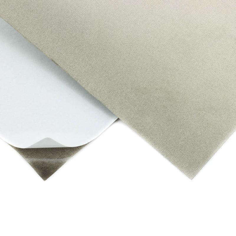 Nylon Fabric Squares with Conductive Adhesive 10cm x 10cm - 3 pk peeled