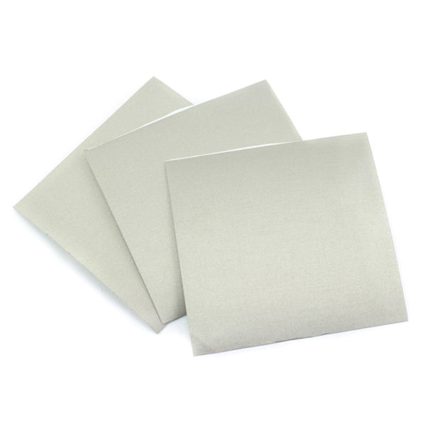 Nylon Fabric Squares with Conductive Adhesive 10cm x 10cm - 3 pk front