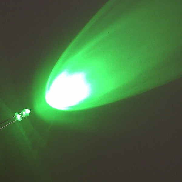 additional green 5mm mega bright led above