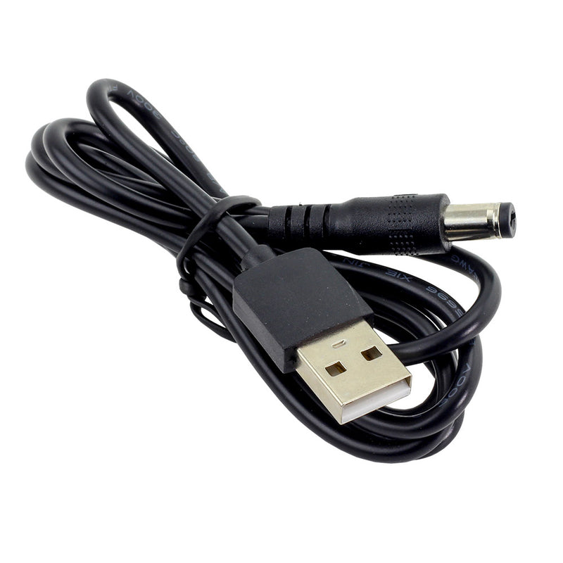 USB -B to 2.1mm Jack Cable, 5V, 2A